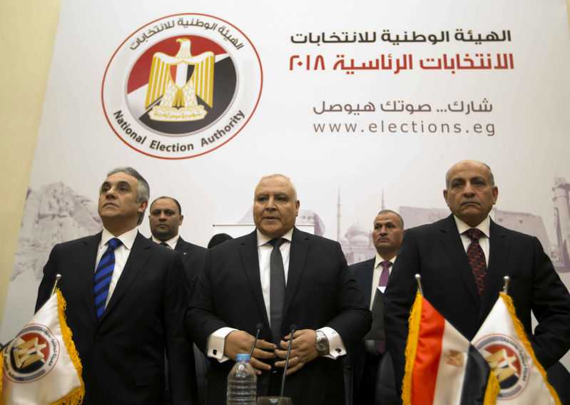 Egypt sets presidential election for late March 2018