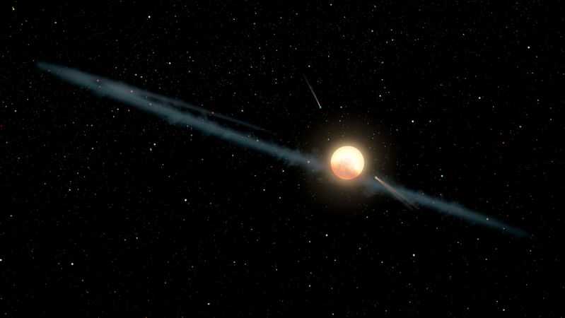 Star’s oddity not due to alien structure
