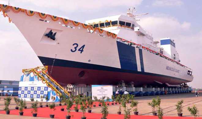 L&T Launches Second Offshore Patrol Vessel for Indian Coast Guard