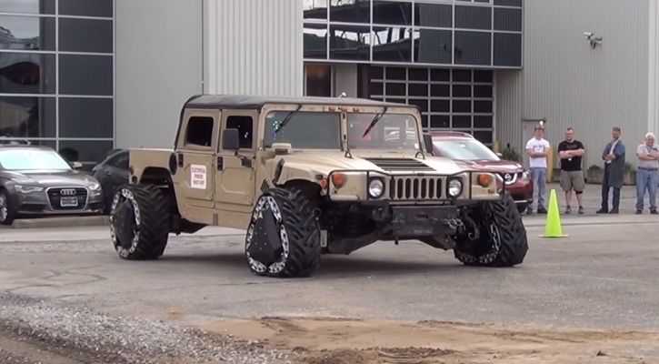 These Off-Road Tyres Turn Into Tracks And Back In Seconds, And You Can Drive Them On Anywhere