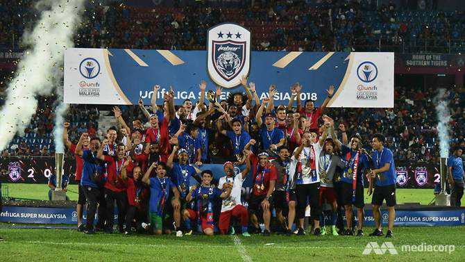 Football: Johor Darul Ta’zim celebrate fifth consecutive league win in style