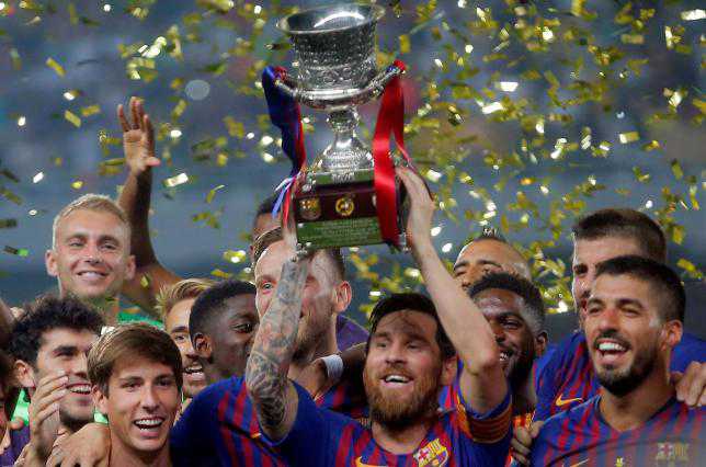 Barca battle back to lift Super Cup