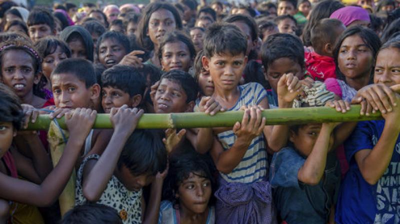 India hands over relief supplies to Bangladesh for Rohingyas