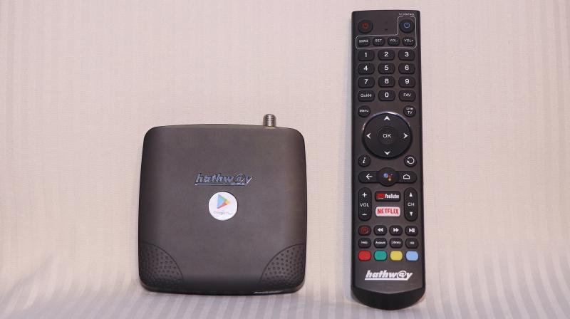Hathway launches an Android TV powered set top box