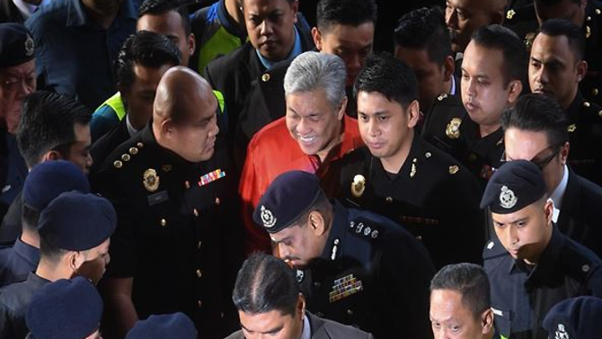 Former Malaysian DPM Zahid Hamidi charged with money laundering, corruption