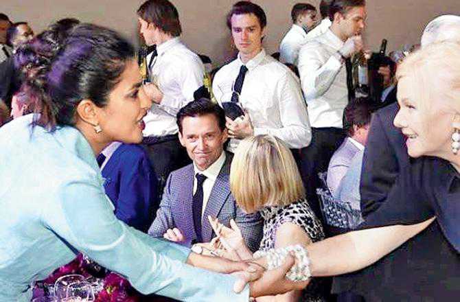 Priyanka Chopra distracted Hugh Jackman