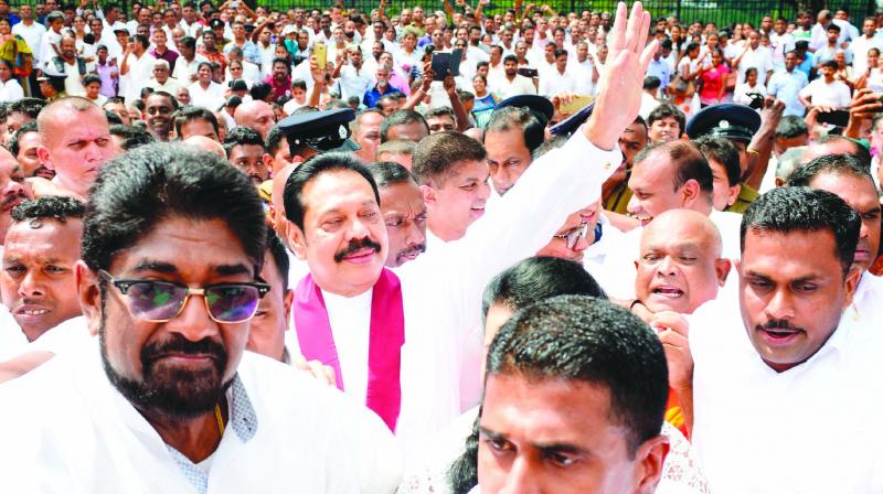 Rajapaksa calls for snap polls in inaugural statement as new PM