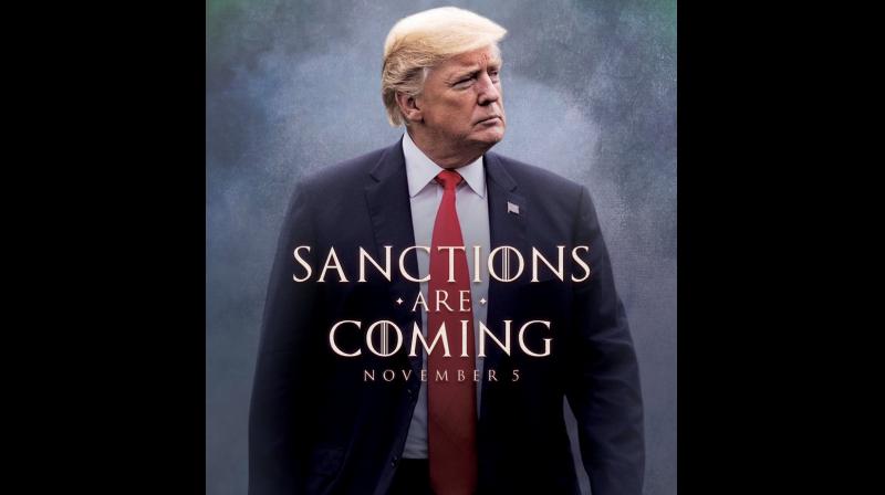 Sanctions are coming: Trump tweets 'Game of Thrones' style message for Iran