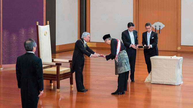 Malaysia PM Mahathir receives one of Japan’s highest awards for strengthening relations