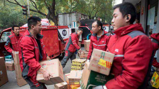 Happiness on wheels: China's deliverymen