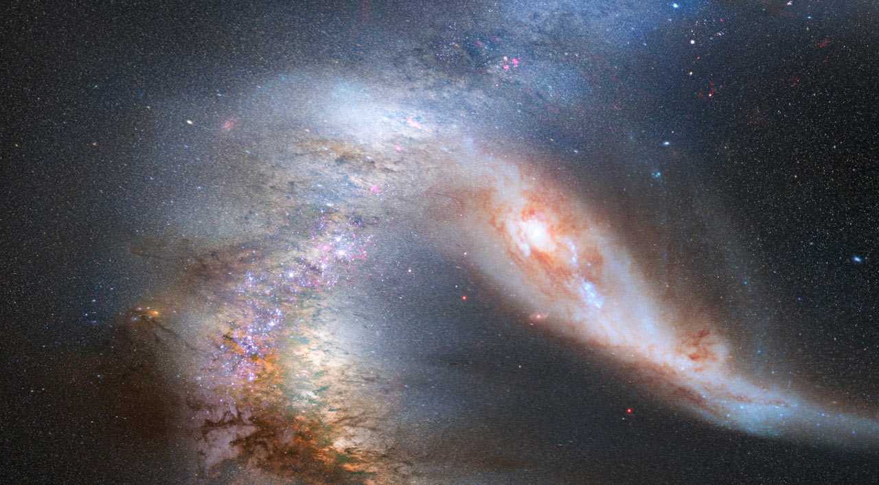 Galactic collision expanded Milky Way 10 bil. years ago