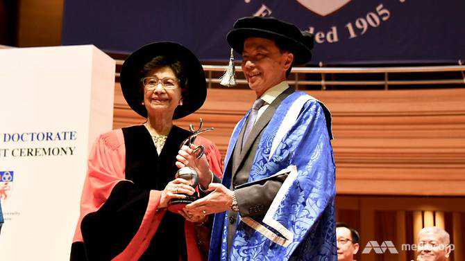 NUS confers honorary degree on Malaysia's PM Mahathir