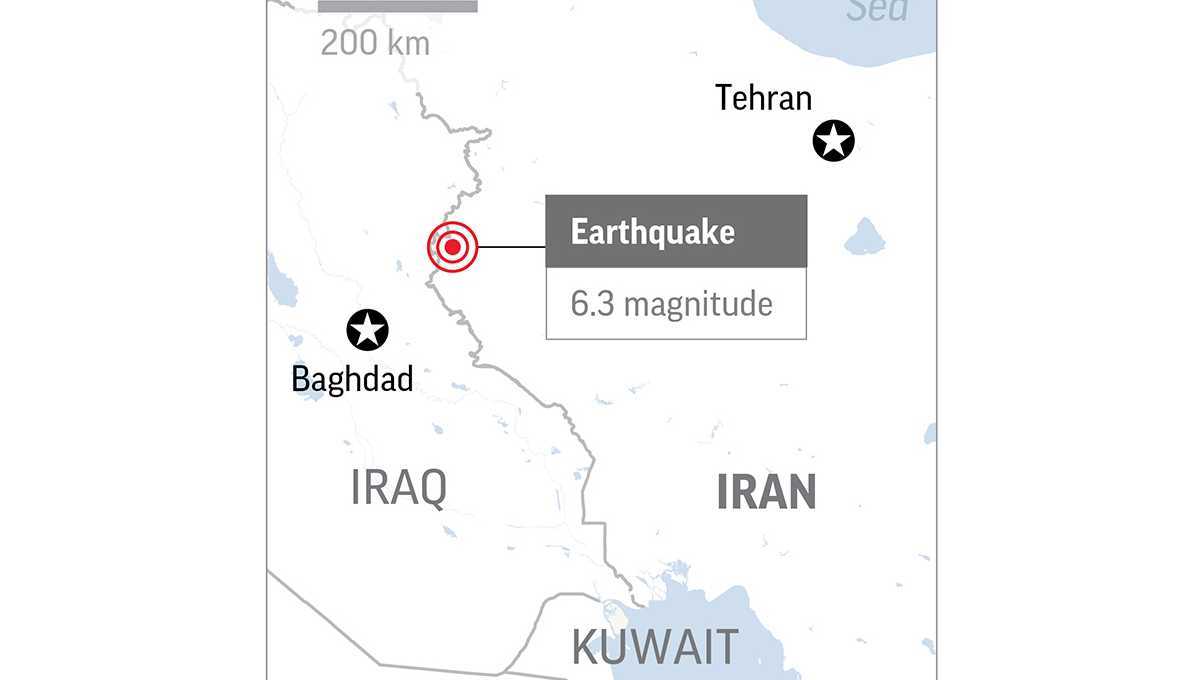 Over 500 hurt in magnitude 6.3 earthquake in western Iran