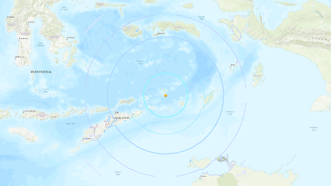 Deep 6.3-magnitude quake strikes eastern Indonesia