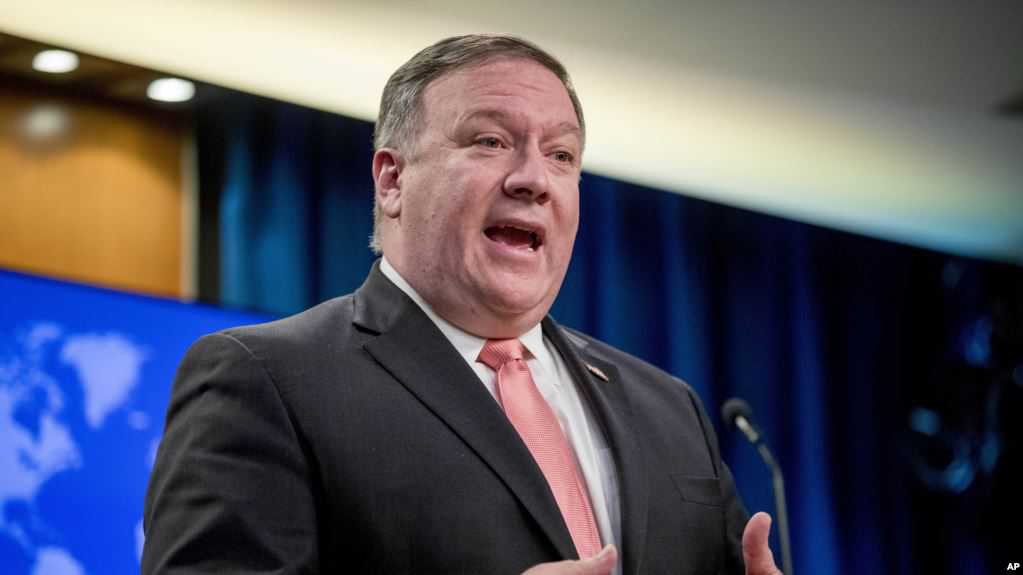 Pompeo condemns missile test by Iran