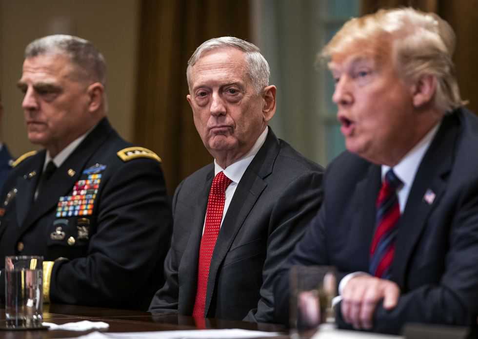 Pentagon chief resigning after clashes with Trump