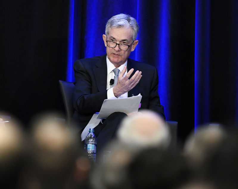 Powell tells market Fed is flexible, aware of risks