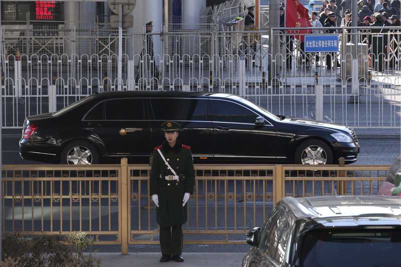Kim in China to meet Xi, perhaps as alternative to Trump