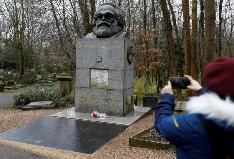 Karl Marx’s grave memorial damaged in hammer attack