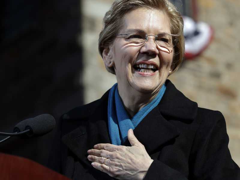 Warren makes presidential bid official with call for change