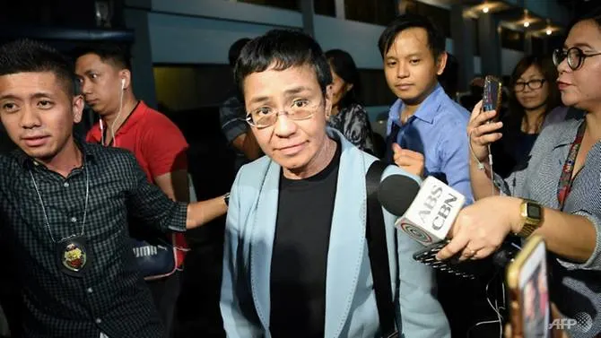 Philippines expected to release detained journalist Maria Ressa