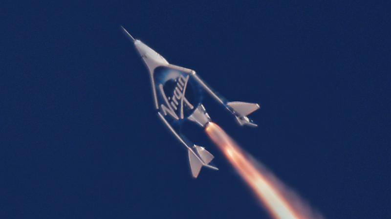 Virgin Galactic sends three humans to space