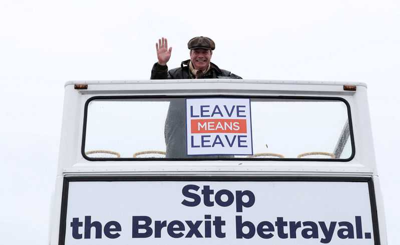 Euroskeptic Farage leads march over ‘betrayal’
