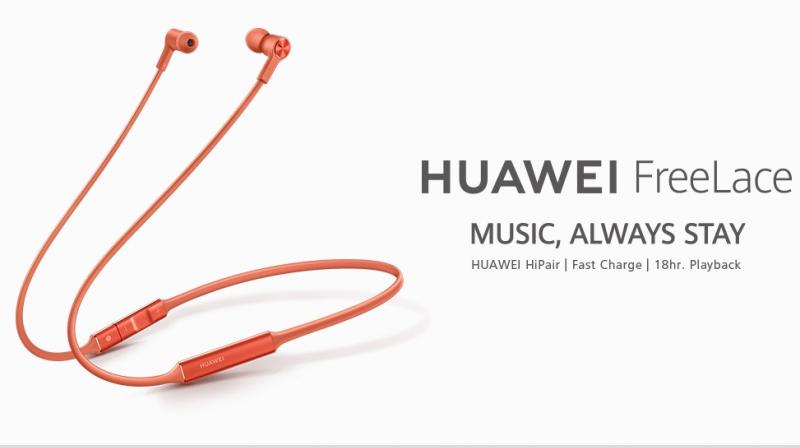 Huawei launches FreeLace wireless earphones