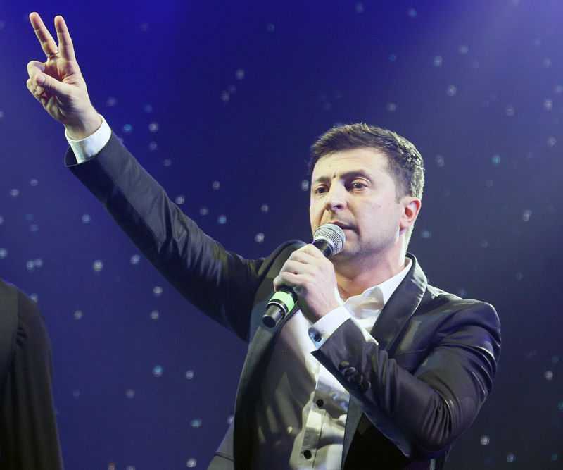 Comedian leads Ukraine’s presidential election