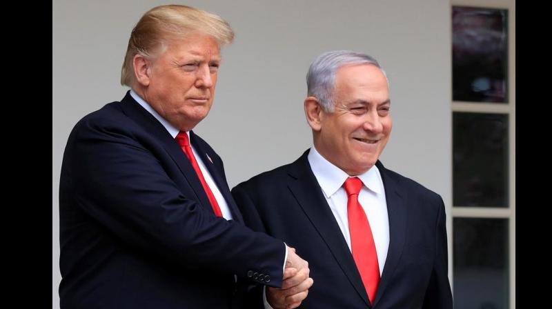 Donald Trump says PM Netanyahu win gives US peace plan 'better chance'