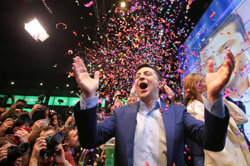 Ukrainian comedian Zelenskiy wins presidency