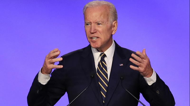 Joe Biden shruggs off Trump's remarks about his interactions with women