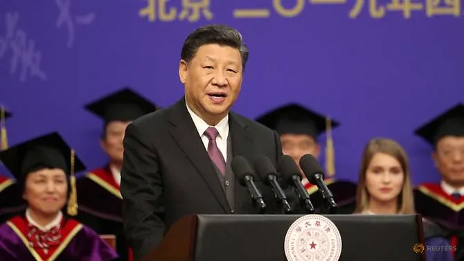 China's Xi appeals to youth patriotism on centenary of student protests