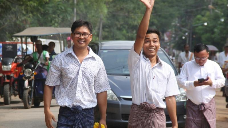 Myanmar releases 2 Reuters journalists after over 500 days in jail
