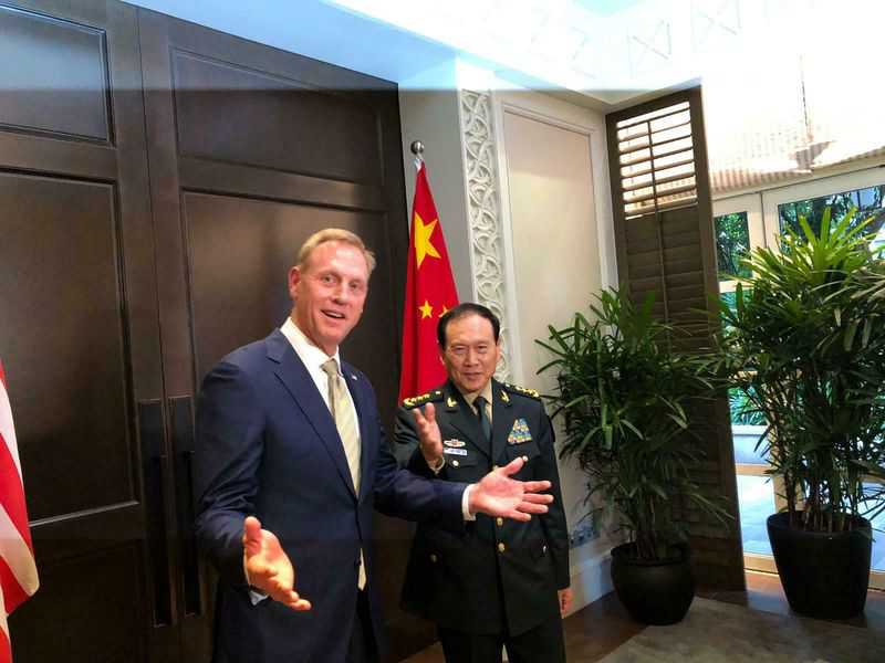 U.S. acting defense chief calls out China over South China Sea