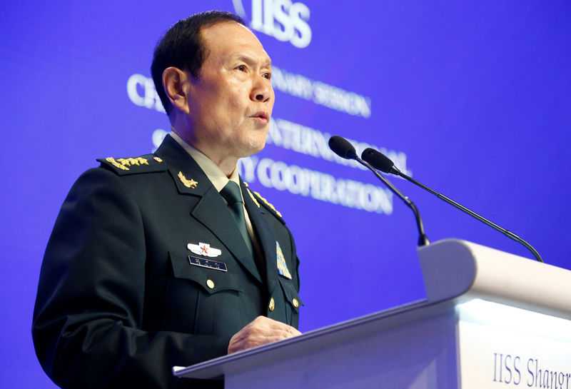 Chinese defense minister says war with U.S. would be a disaster
