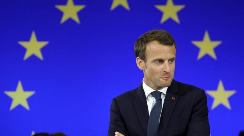 Macron urges Trump to 'clarify his position' on EU
