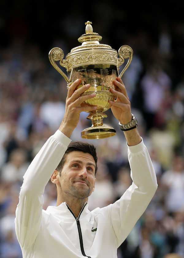 Djokovic tops Federer in historic final for 5th title at Wimbledon