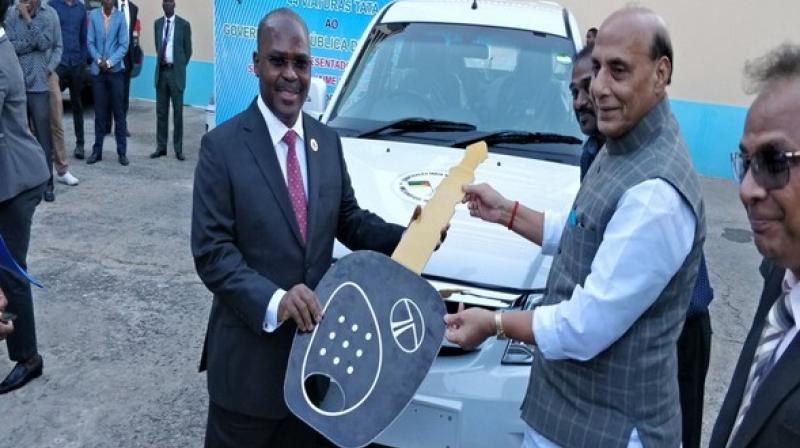 As token of friendship, India gifts 44 SUVs to Mozambique