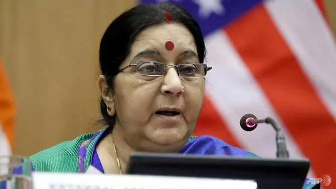 Former Indian foreign minister Sushma Swaraj dies