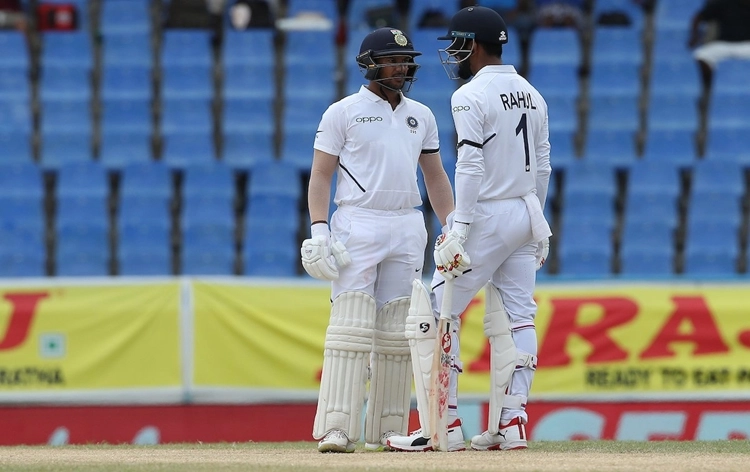 India end Day 3 at 185/3, lead West Indies by 260 runs