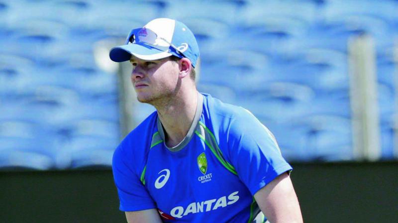 Steve Smith goes from crease to nets ahead of Ashes return