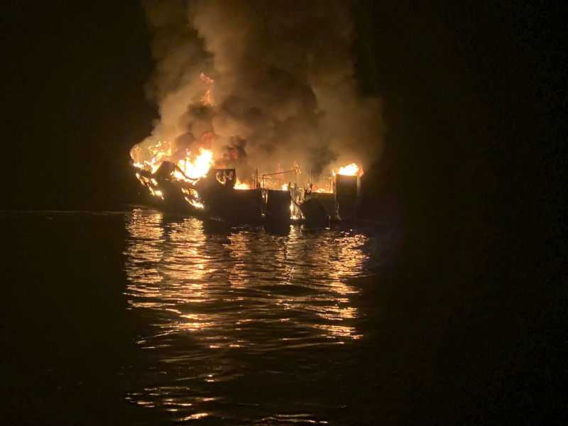 U.S. Coast Guard: 25 die in boat fire off California