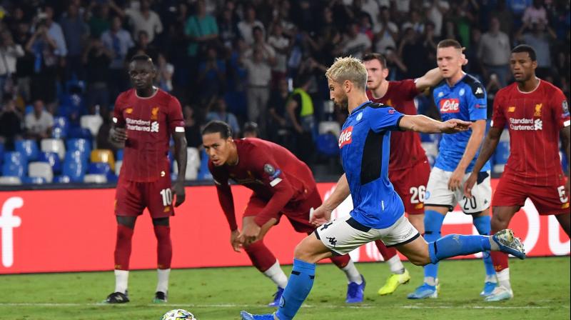 UCL 2019-20: Napoli defeat title holders Liverpool 2-0