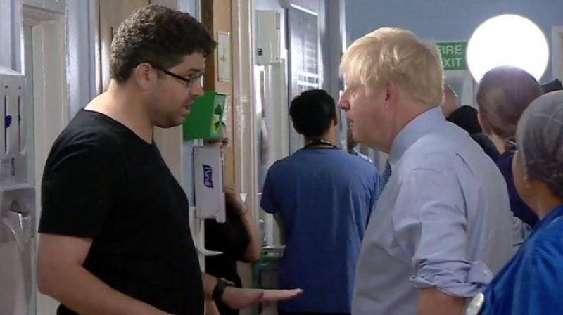 You come for press opportunity: Sick child's parent confronts Boris Johnson