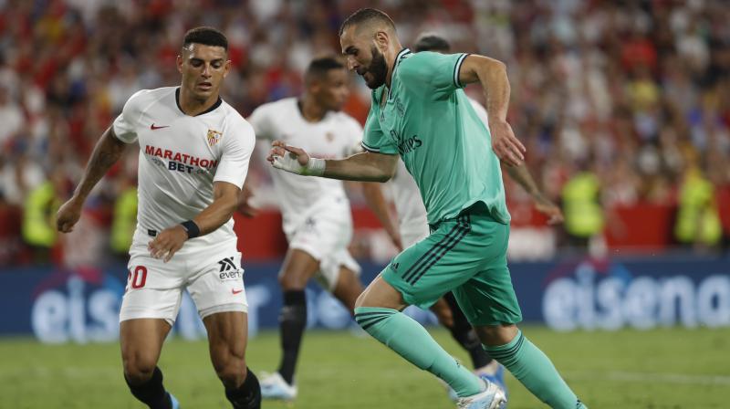 La Liga 2019-20: Karim Benzema helps Real Madrid 1-0 win versus Sevilla