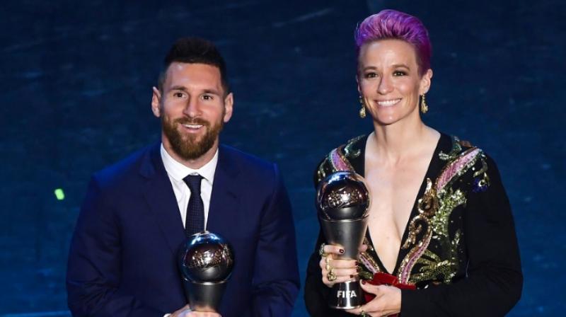 Lionel Messi receives FIFA Men's Player of Year award