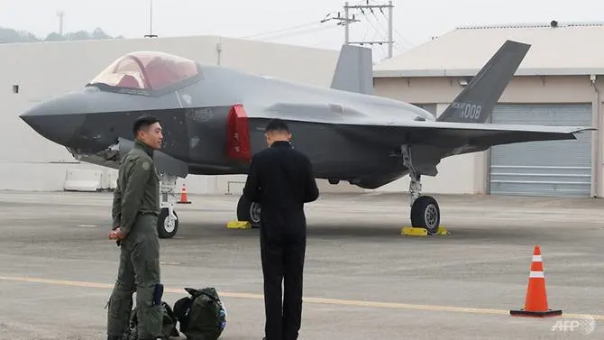 South Korea displays F-35 stealth jets seen by the North as a threat