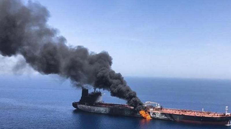 Iran govt says oil tanker struck by two rockets off Saudi Arabia