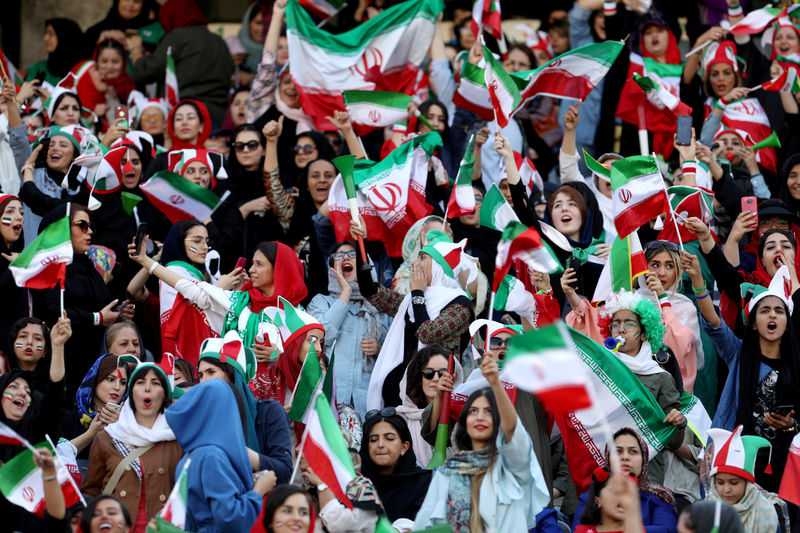 Iran women attend soccer game for 1st time in decades